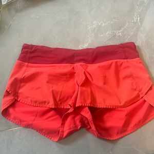 Lululemon speed shorts- size 6